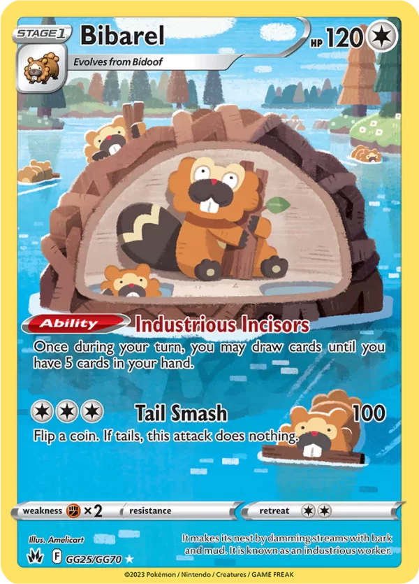 Bibarel (GG25/GG70) Secret Rare