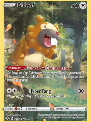 Bidoof (GG29/GG70) Holo Rare