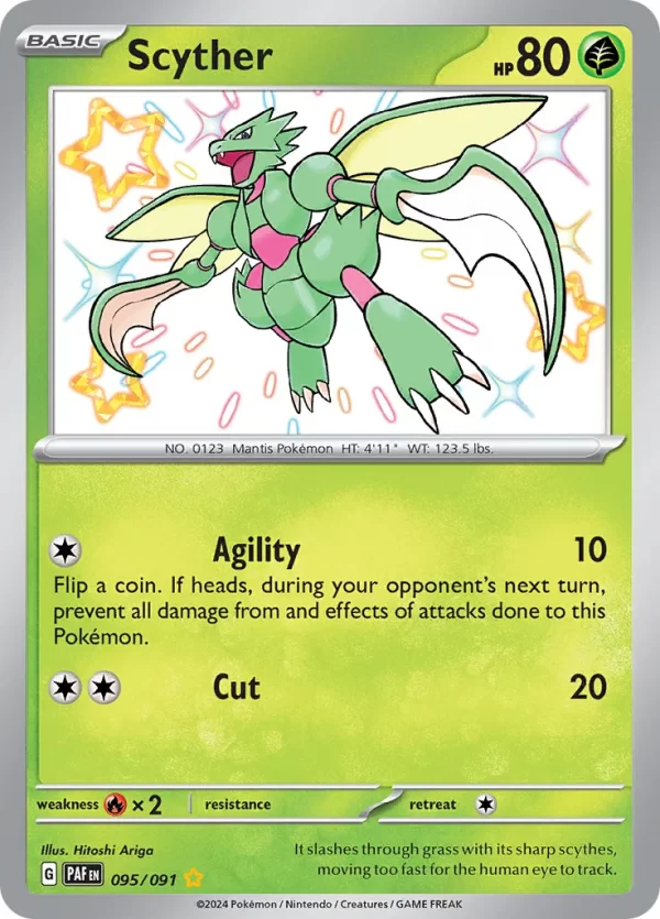 Scyther (095/091) Shiny Rare