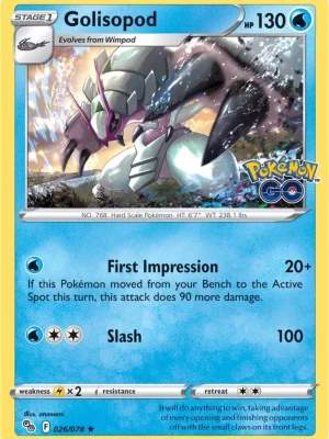 Golisopod (026/078) Holo Rare