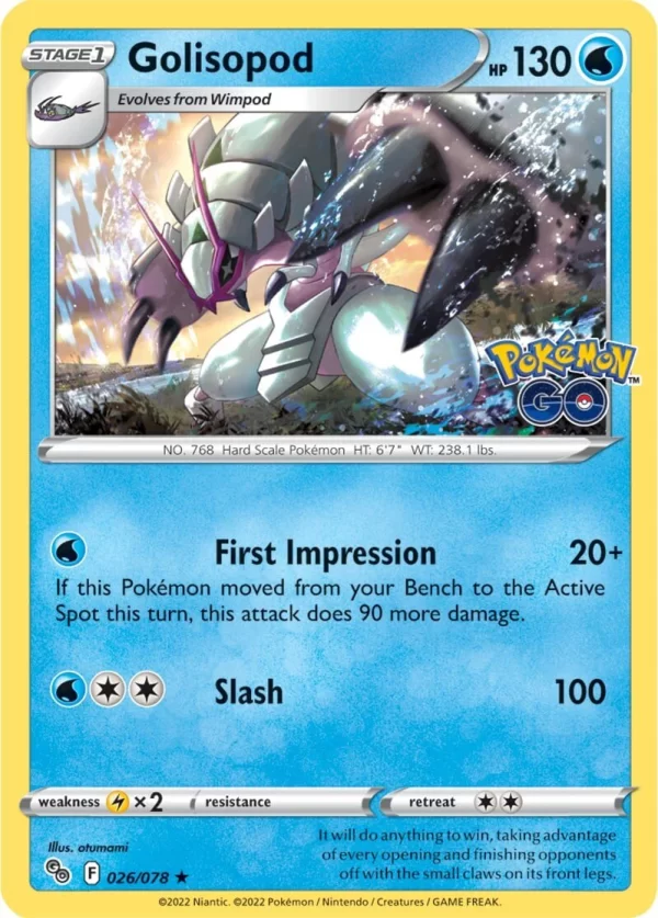 Golisopod (026/078) Holo Rare