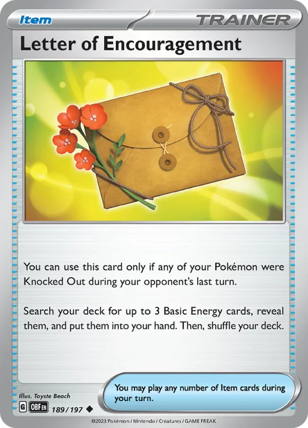 Letter of Encouragement (189/197) Uncommon