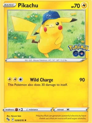 Pikachu (028/078) Holo Rare