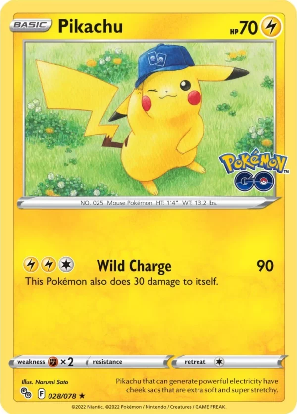 Pikachu (028/078) Holo Rare