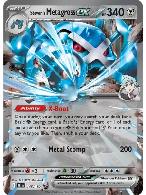 Steven's Metagross ex (145/182) Double Rare